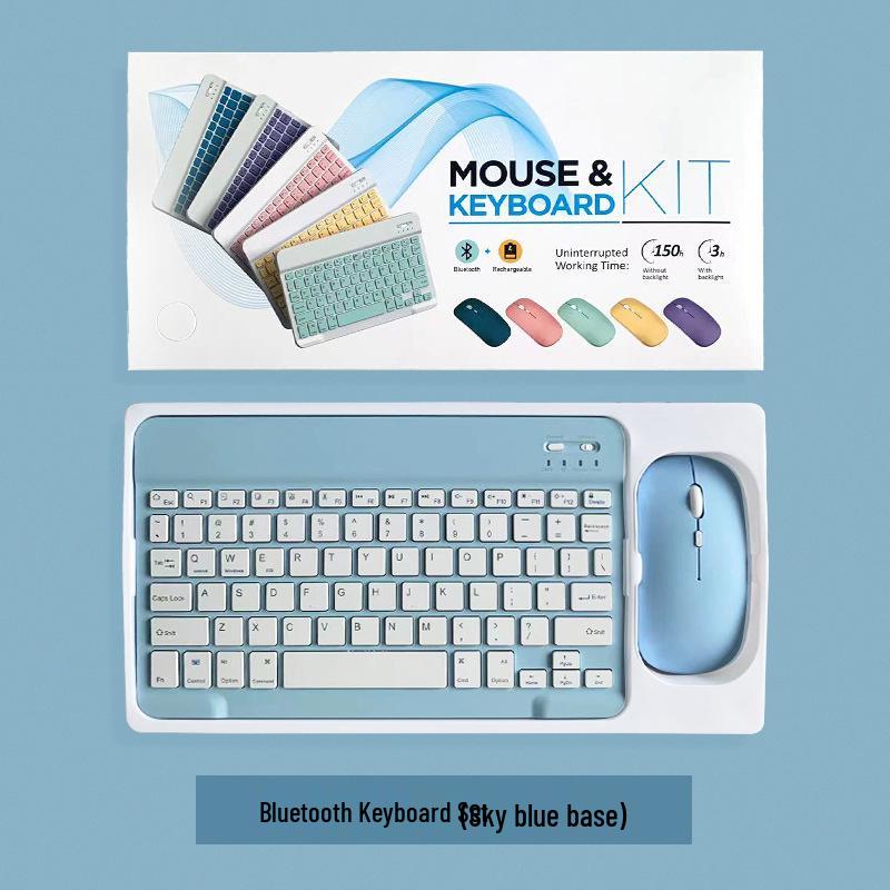 Portable Silent Bluetooth Keyboard for Tablets