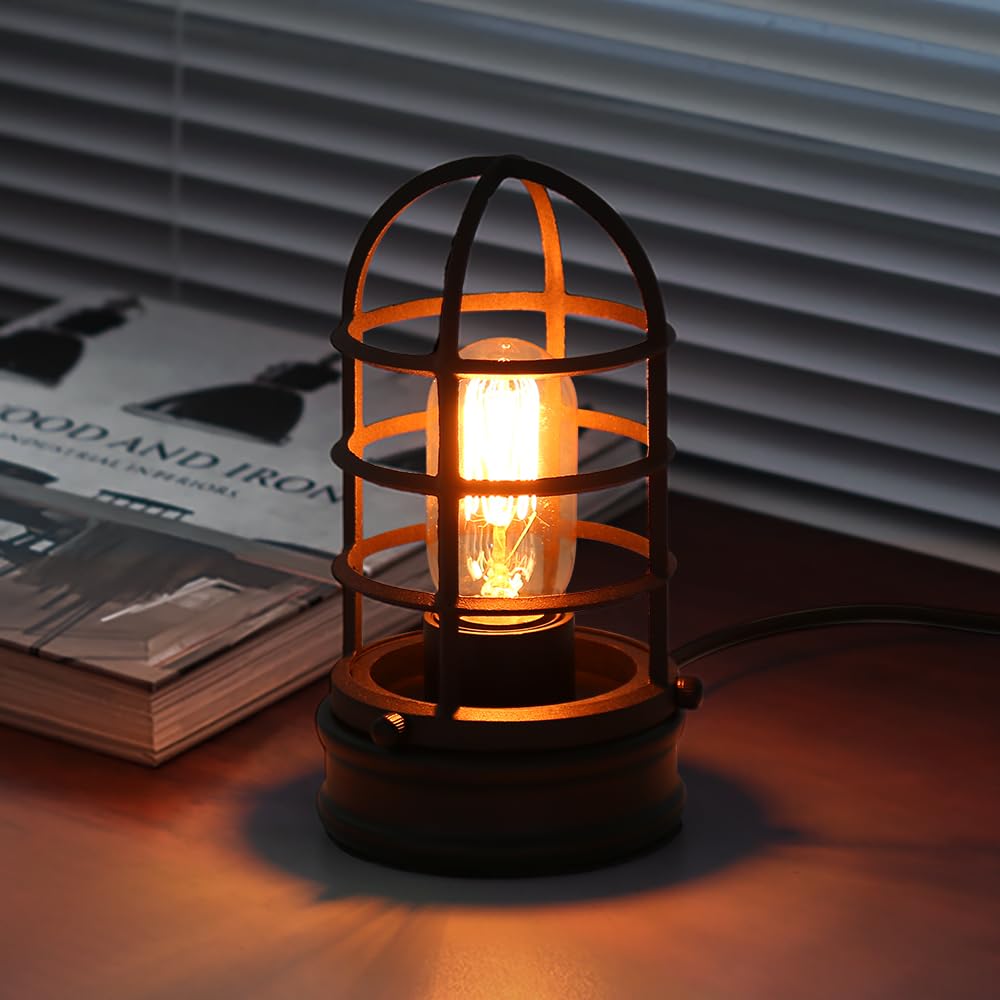 

Cerdeco TBL23: Simple yet striking industrial antique-style desk lamp, table lamp, punk-style decorative lamp for interior display and indirect