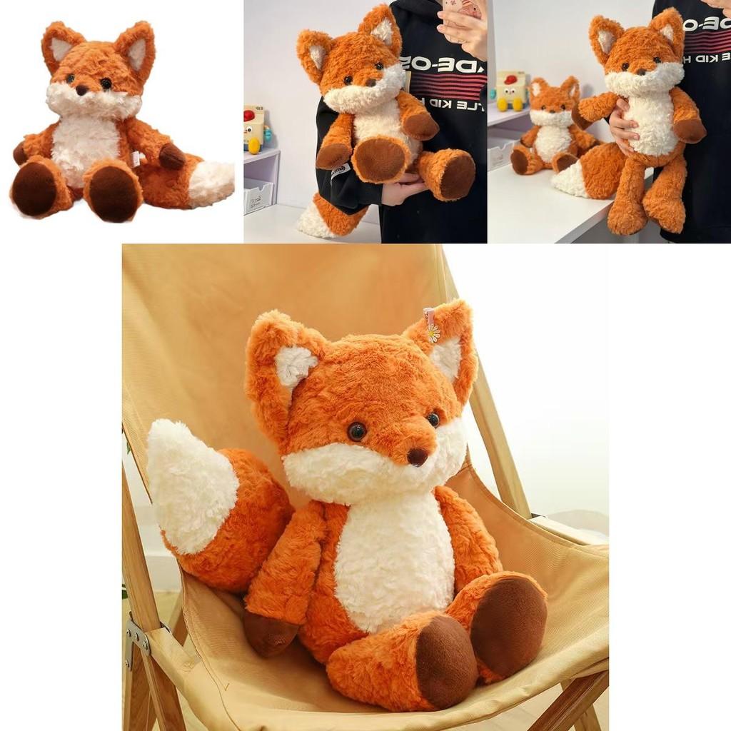 Running Fox Plush Doll For Girls Soft Toy Gift Sleep Pillow Kids Room Decor