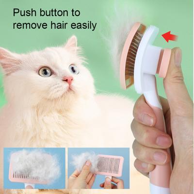 Cat Brush for Shedding Pet Dog Hair Brush Cat Comb Grooming Brush for Kitten Puppy Massage Removes Mats Tangles and Loose Fur