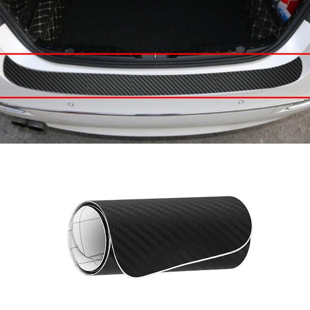 100cm Car Trunk Door Sill Plate Protector Rear Bumper Rubber Strip Pad Mouldings Cover Styling Guard Scraper Car
