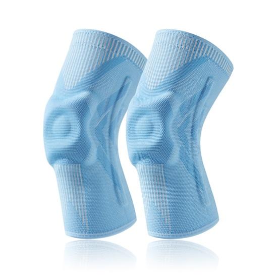 Kniebandage für Damen und Herren mit Patella-Gelpolster, Kompressions-Knieschutz für Meniskusriss, Kniebandage zur Schmerzlinderung bei Arthritis-Schmerzen beim Training mit seitlichen Stabilisatoren