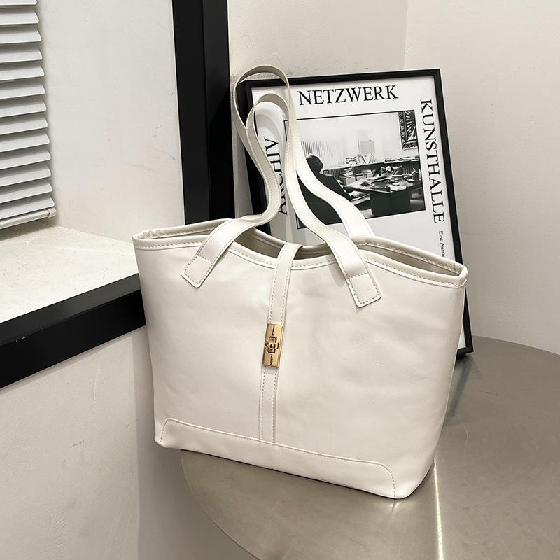 Geantă de mână retro de navetă de valoare ridicată, temperament, versatilă, de umăr, sub braț, geantă tote