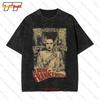 Publicit Vintage Oversized T-Shirtz Big And Tall Bride Of Frankenstein Horror Movie Poster Shirt PHEK
