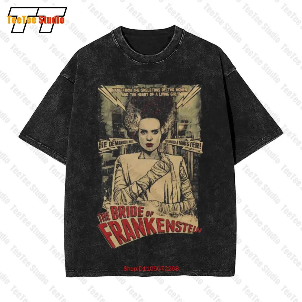 Publicit Vintage Oversized T-Shirtz Big And Tall Bride Of Frankenstein Horror Movie Poster Shirt PHEK