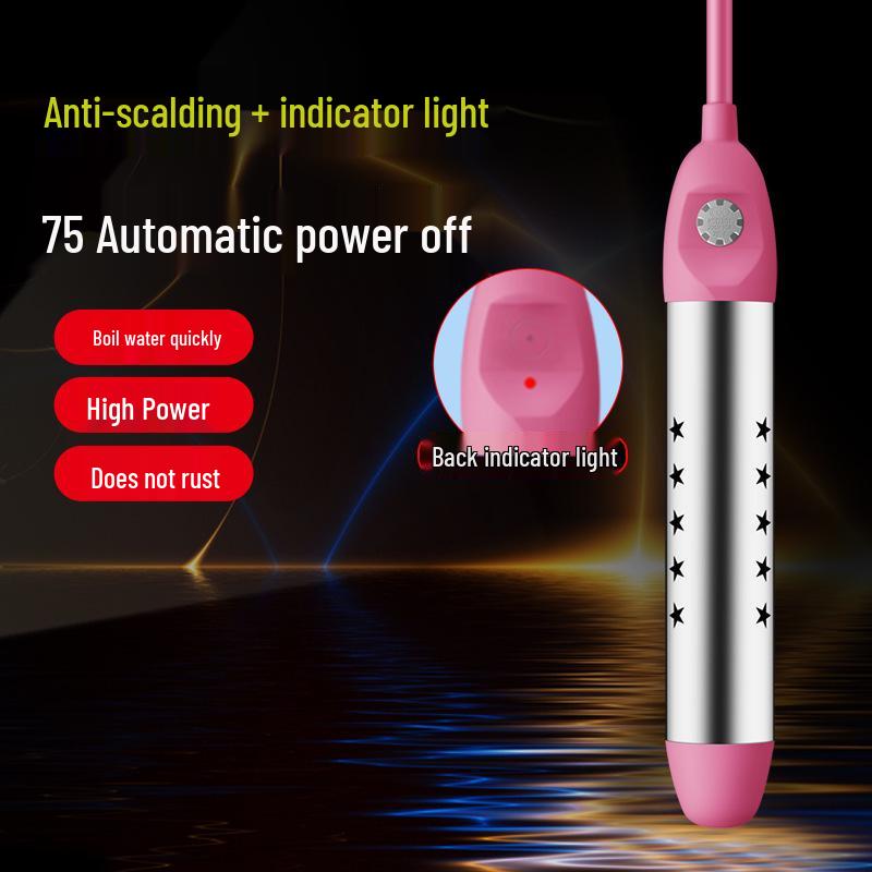 Rapid Heat Water Boiler Stick with Auto Shut-Off - Safe Electric Heater for Bathing and Household Use