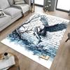 1PC Eagle Fish Non-Slip Floor Carpet Compatible for Office&Living Room&Dining Room - Flat-Weave Machine- Soft & Pattern-E279