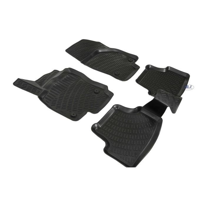 Tapis De Sol En Caoutchouc - J&amp;J AUTOMOTIVE - Seat Ibiza 2016 - Antidérapant - Sur Mesure - TPE Non Toxique