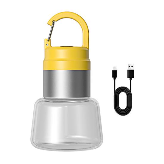 Outdoor Camping Lantern USB Rechargeable Waterproof Detachable Water Bottle Light Portable Hiking Backpacking LED Hanging Lamp
