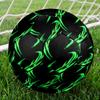 1pc Green Swirls Size 5 Soccer Ball Professional Match Training Football Indoor &Outdoor Sports Ball Lightweight Durable c6519