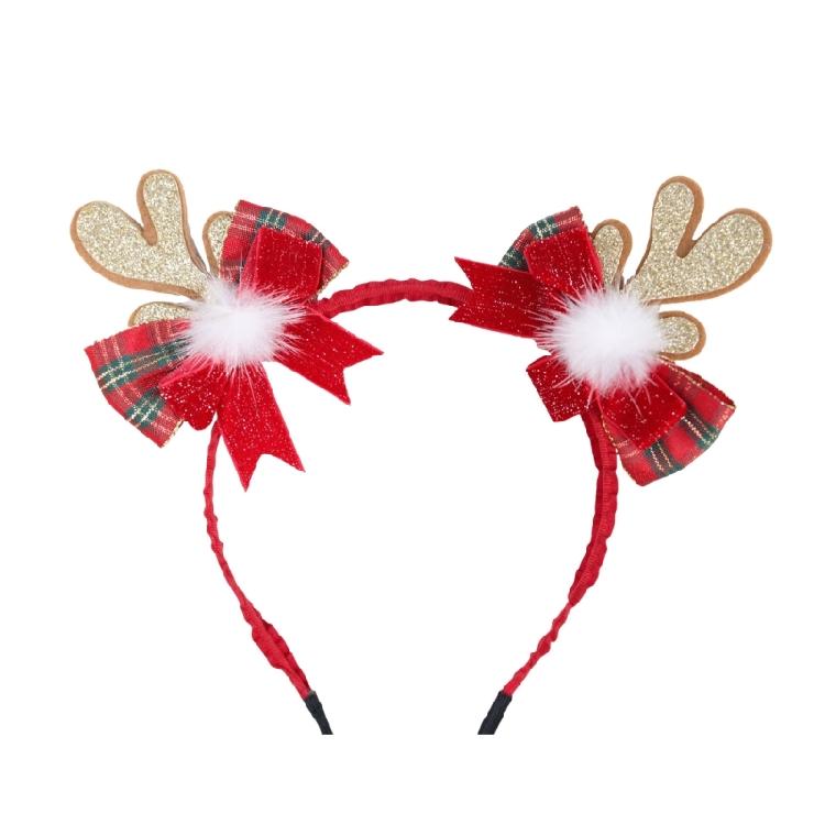 

Christmas Headband Photo Props Fun Hair Hoop Bows for Party Christmas New Year