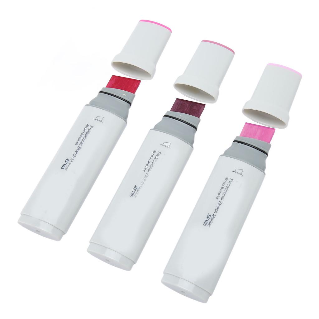 Set di 3 pennarelli Jumbo Professionali Grandi Larghi HD Pittura a Essiccazione Rapida Pennarello Set per Pittura Disegno