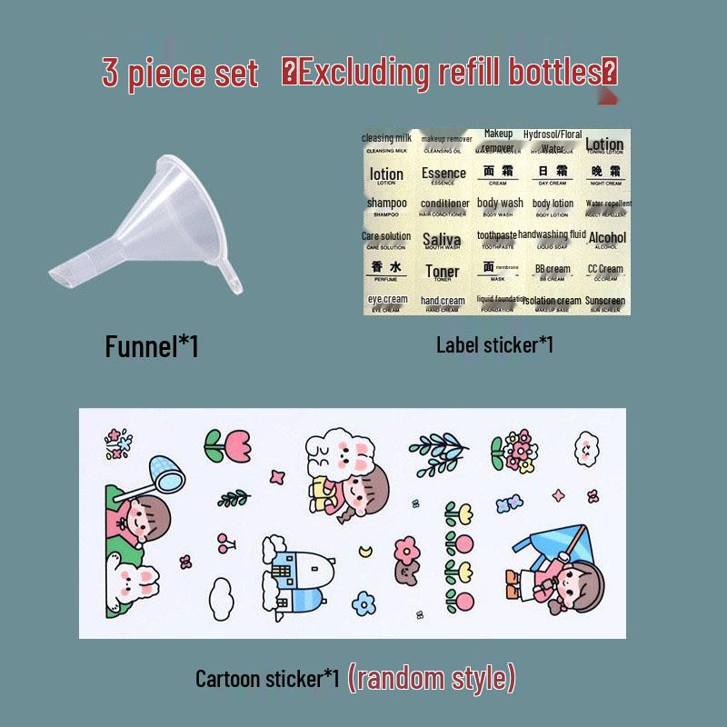 

Portable Cosmetic Refill Bottles: 15ml, 30ml, 50ml Vacuum Press with Scale for Lotion and Spray
