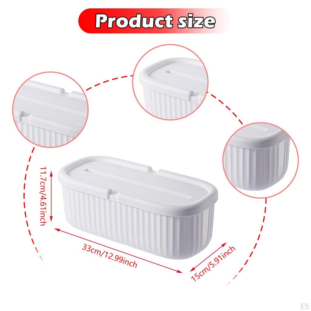 Cable Organizer Box with Concealment Features for Home And Dorm Use