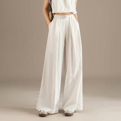 RAIN.CUN Damen Premium Lockere Gerade Ice Silk Hose