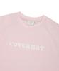 COVERNAT WOMAN Cooper Logo Ice Crop T-Shirt Light Pink