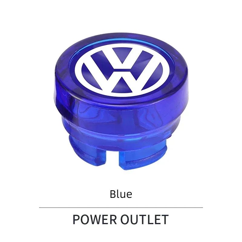 Car Cigarette Lighter Dust Cover Dustproof Decoration Cap For Volkswagen VW Golf R Polo Tiguan Passat B6 Rline Touran CADDY GTI