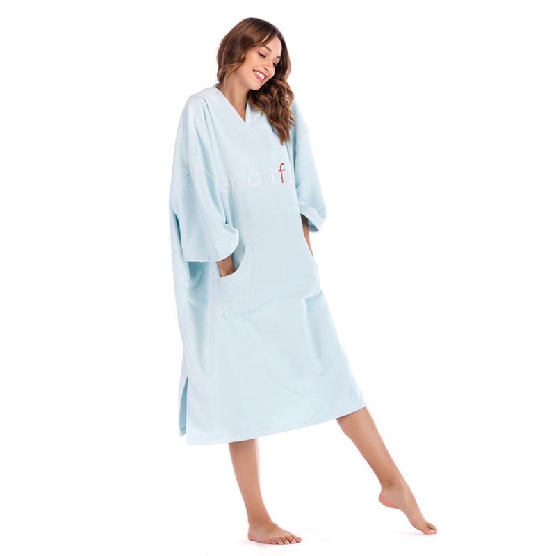 Buy Beach Bathrobe Changing Robe Towel 