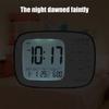 TV Shape Digital Display Alarm Clock With Thermometer and Calendar for Student Bedroom