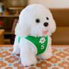 New baby children's sports teddy dog doll plush toy teddy dog doll birthday gift