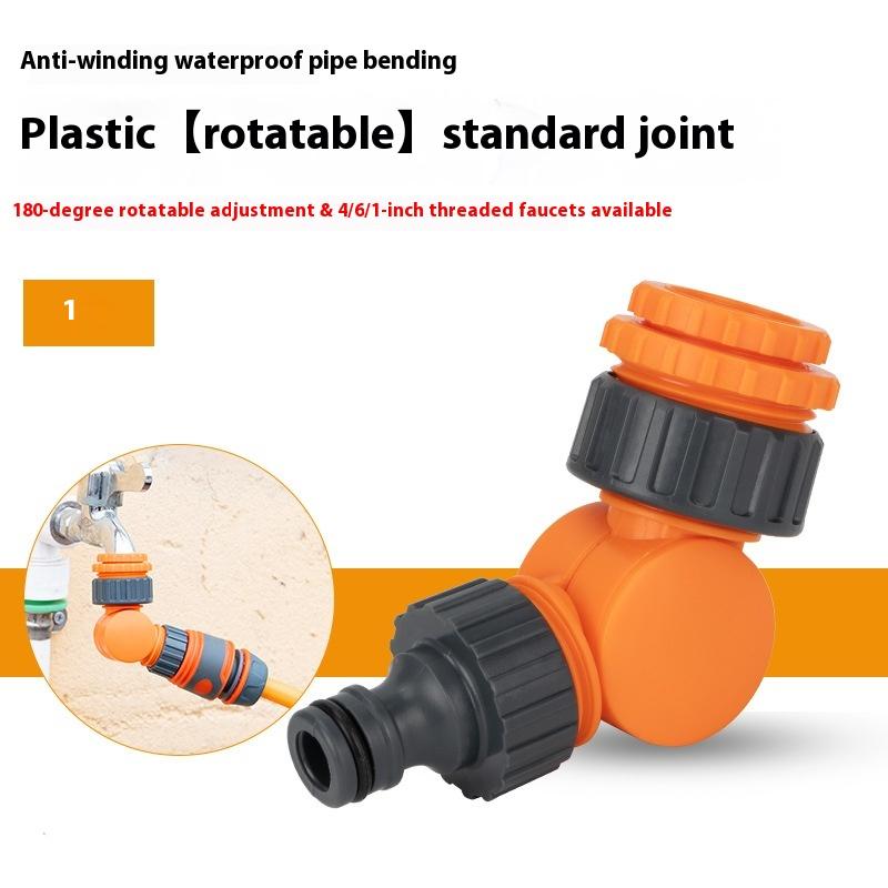 Haveslangekobling, 1/2 Tomme Vandhaneadapter, Plastik Hurtigkobling Klik-Lås Til Vanding & Kunstvanding
