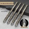 6mm Four-Blade Sawtooth Eccentric Drill Bit Set