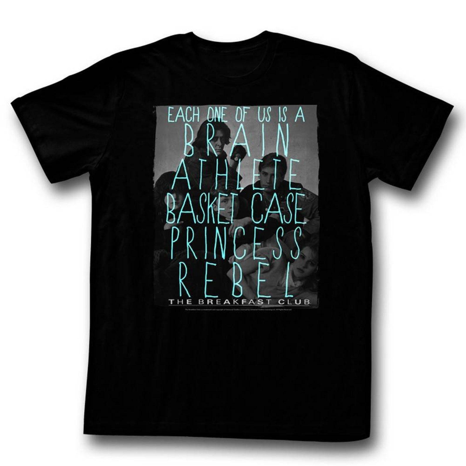 Breakfast Club Each One Of Us Black Adult T-Shirt XL