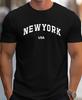 Unisexs Fashion Tshirt Casual New York Usa Pattern Print Regular Short Sleeve Tshirt Comfortable And Versatile Tshirt