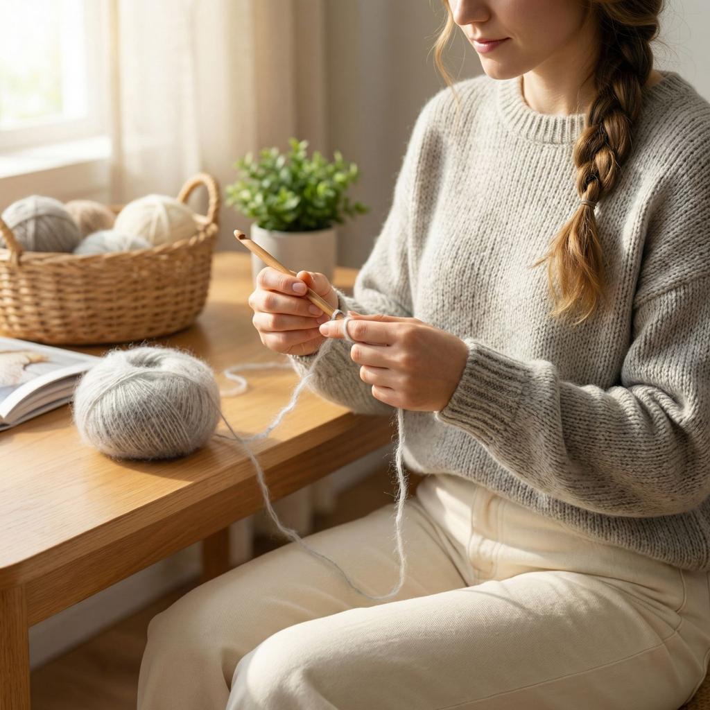 Garn zum Handstricken & Häkeln