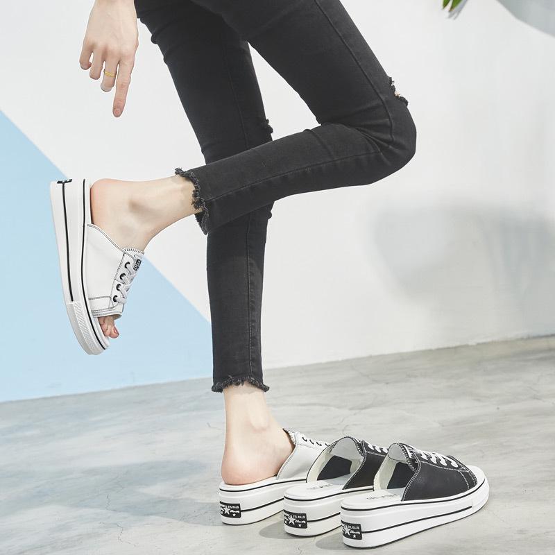 Slippers Women's Outer Wear Summer New Fashion Casual Student Thick Bottom Tide Sports Sandals Street Shot