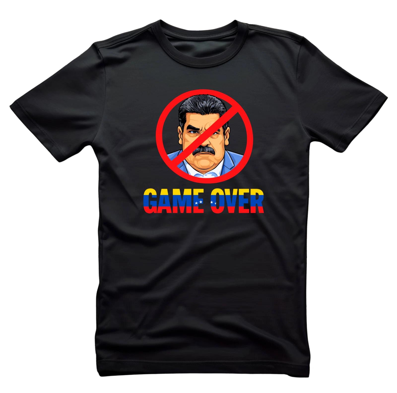 Venezuela Shirt Abajo Fuera Anti Maduro Protest Unisex Game Over Men T-shirt L