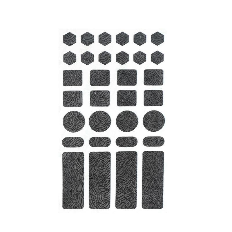 Universal DIY Full-Size Wavy Grip Tape For Gaming Controllers&MiceAnti-Slip Sweat-Absorbent Skin Compatible for GPW/Viper/F1/GPX