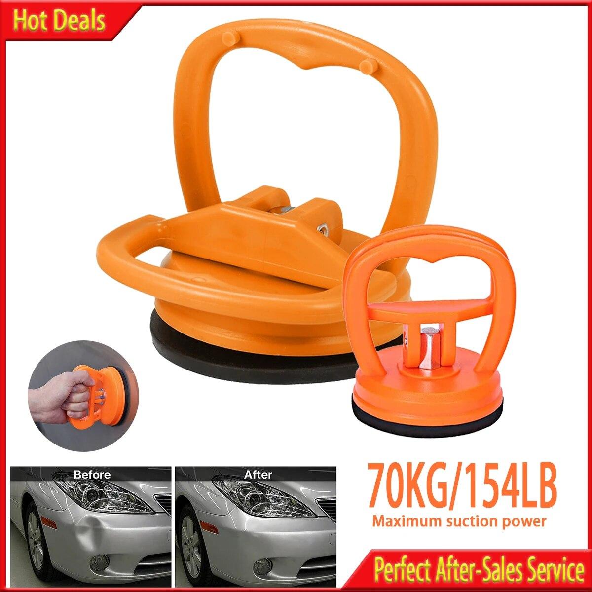 

2 шт. 154/33 фунта, инструмент для ремонта вмятин автомобиля, съемник вмятин на присоске, сверхмощная присоска, ремонт кузова, подходит для автомобиля, стеклянная плитка, зеркало