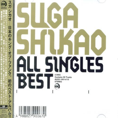

CD SUGA, SHIKAO - ALL SINGLES BEST AUCK18014PROMO Japan ObiJapanese Pop/Rock Used