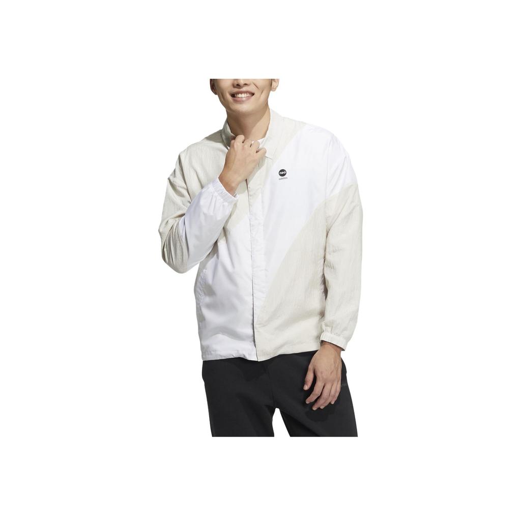 Adidas Stand Collar Logo Zip Jacket Men Outerwear Multicolor HM7413