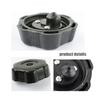 LYNNCHI Motorcycle 52mm Black Fuel Tank Cap Plastic Gas Petrol Tanks Cover Caps For Off Road Vehicle 49cc 70cc 90cc 110cc ATV