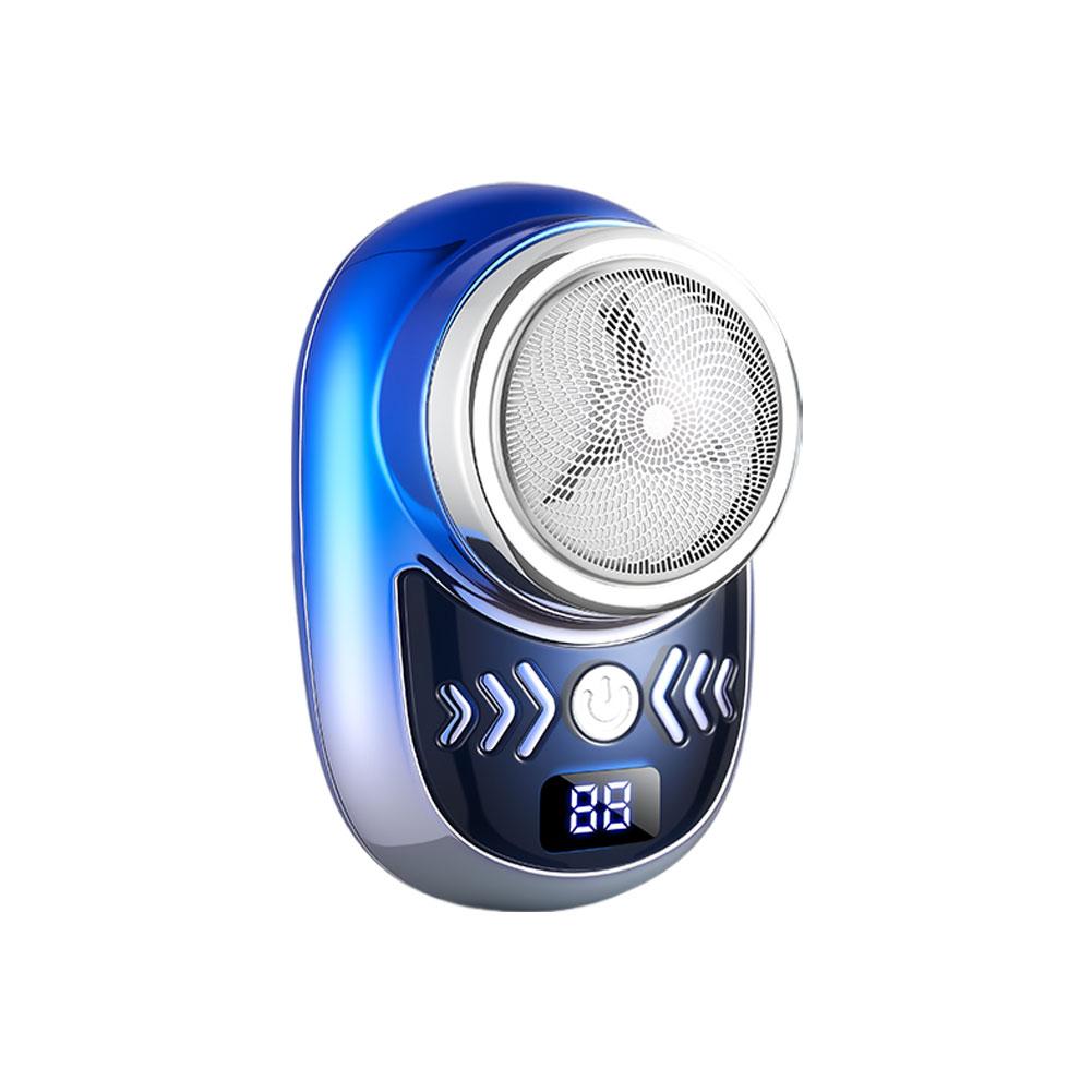 Mini Electric Shaver Portable Pocket Size Rechargeable Razor Waterproof Grooming Tool for Men Travel Office Business Trip