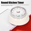 Temporizador de Cozinha Mecânico Relógio de Cozinhar Estudar Redondo Lembrete Estudante Gerenciador de Tempo