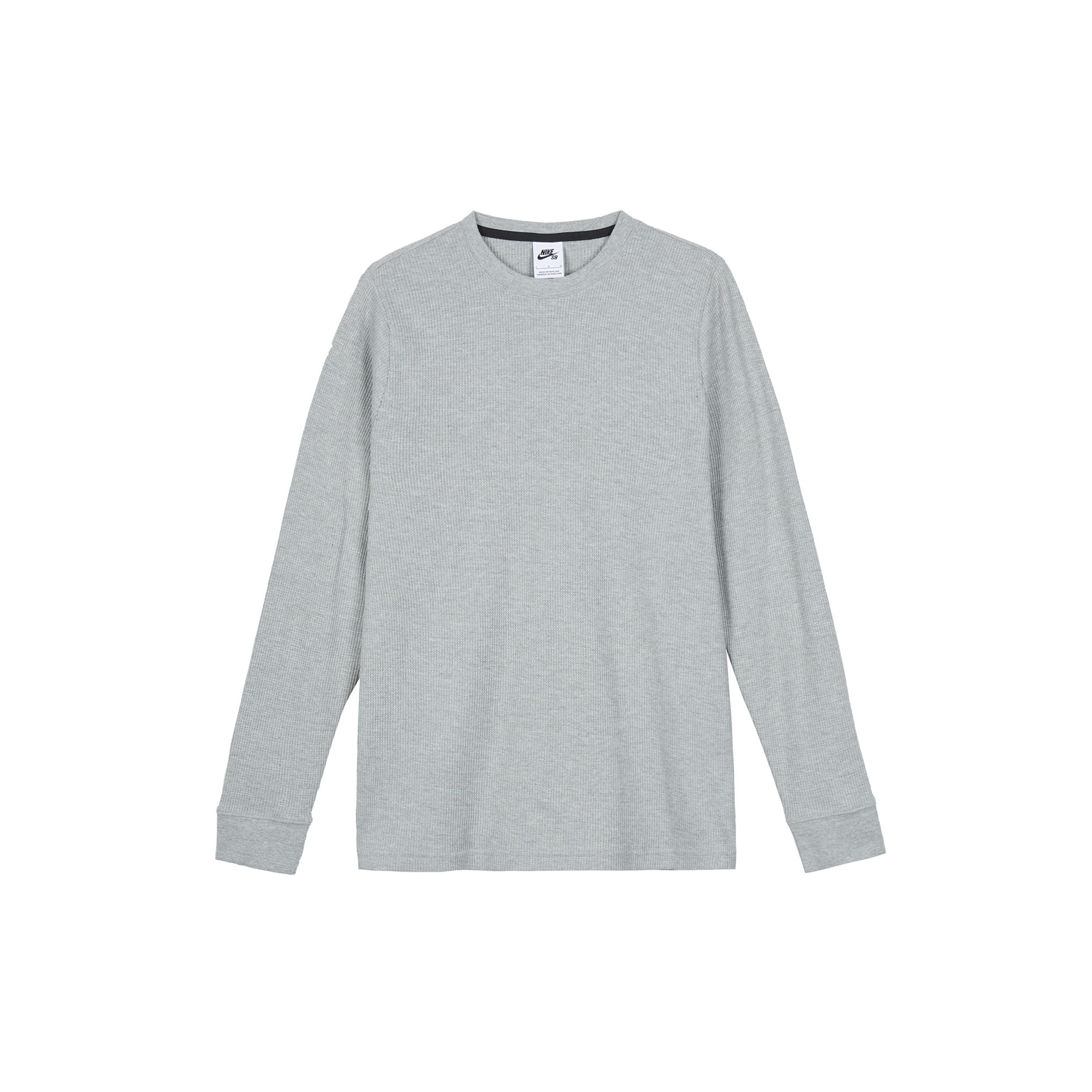 Nike SB Long-Sleeve Skate Thermal T-shirt Grey Men s DA4239-063 XL