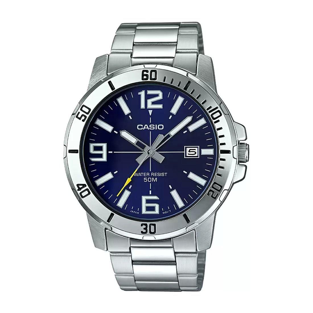 

Мужские серебристые аналоговые часы, Silver Analog Men s Watch, Casio