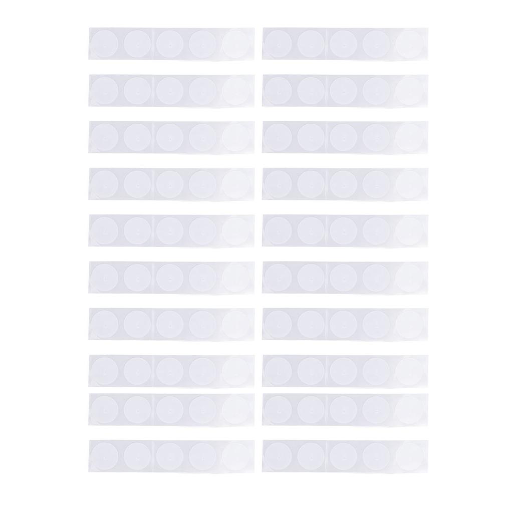 50Pcs 13.56MHz NFC RFID Sticker Tag 504 Byte Repeatable Written High Frequency IC UID Label 25mm 1in Diameter