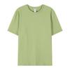 YPRS210g oversize double yarn pure cotton short-sleeved T-shirt for men and women, white heavy loose trendy bottoming shirt