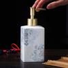 New Chinese Ceramic Press Bottle Lotion Bottle Shampoo Bath Gel Sub Bottle Soap Dispenser Bathroom Accessories Shampoo Dispenser