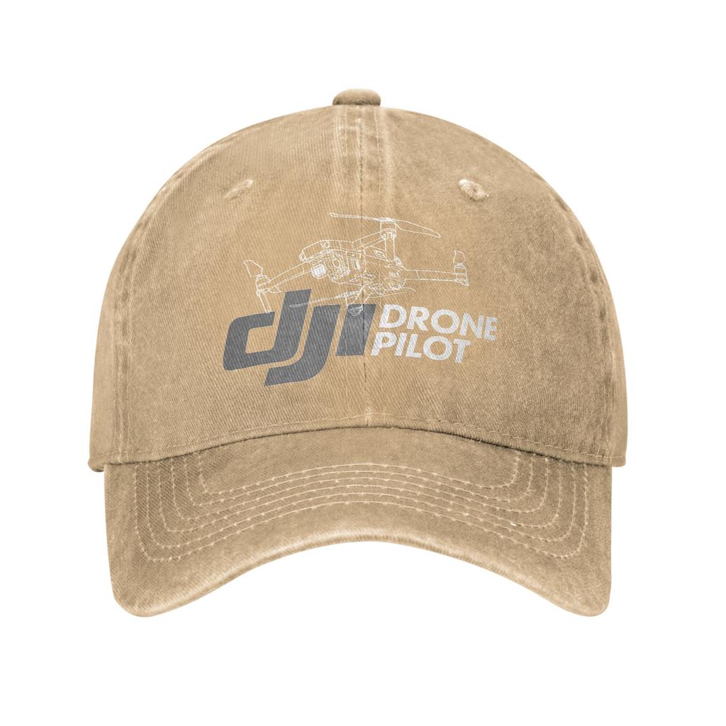 Djied Drone Print Caps For Unisex Cotton Drone Operator Trucker Hat Lerisure Wear Baseball Cap Adjustable
