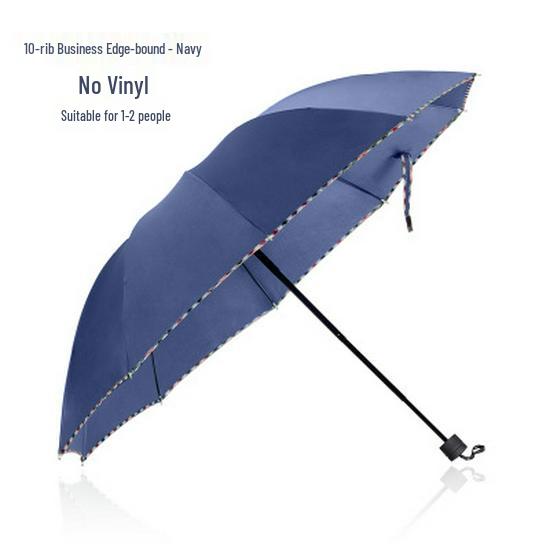 Extra-Large Reinforced Double Business Umbrella - UV Protection & Weather Resistant