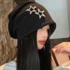 Ear Protection Star Beanie Cap Elastic Slouchy Skull Cap Harajuku Star Beret Hat Street Style