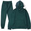 Träningsoverall för män Sportkläder Fritidströjor Träningsbyxor Streetwear Pullover Enfärgad fleecehuvtröjor Sportdräkt Nyhet