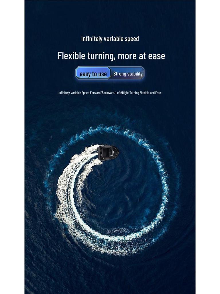 Enhanced Smart Bait Boat: High-Power Remote-Controlled Fishing Trolling Boat with Auto Speed, Hooks, and Anchoring