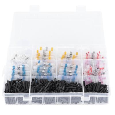 600Pcs Waterproof Terminal Seal Colorful Heat Shrinkable Polyolefin Wire Butt Solder Connector