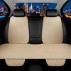 New Linen Woven Pattern All Season Universal Seat Cushion, Comfortable And Wear-Resistant Single Seat, Semi Enclosed Car Accesso